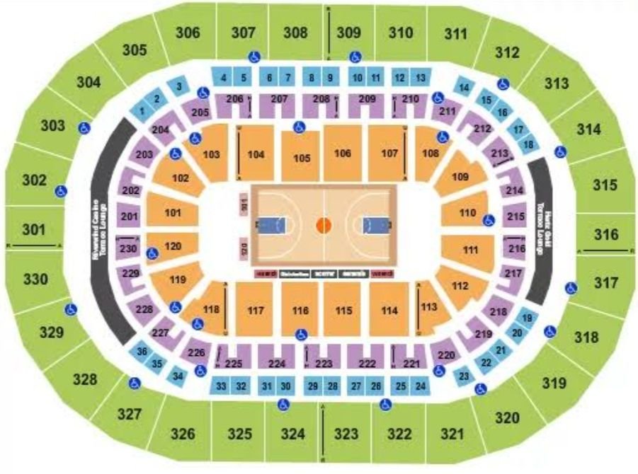 Paycom Center Best Sections
