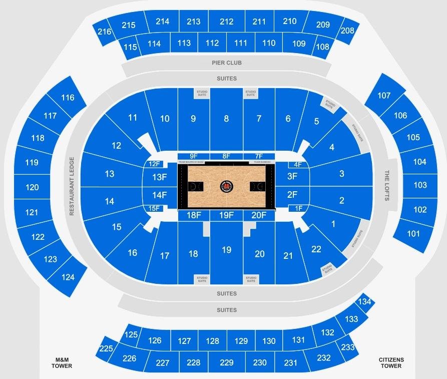 Prudential Center Seating Chart for Basketball