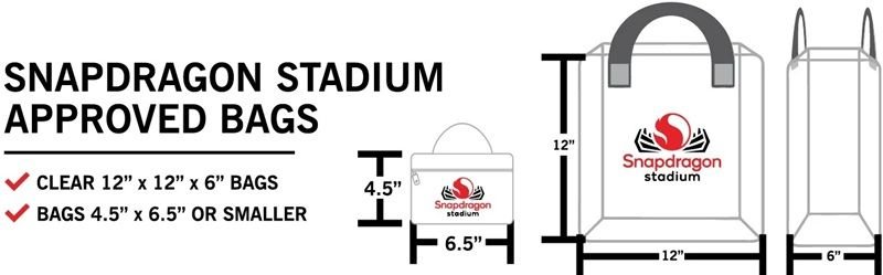 Snapdragon Stadium Bag Policy