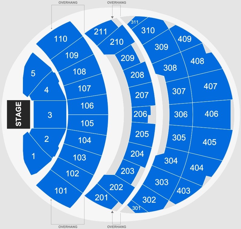 Las Vegas Sphere Seating Chart