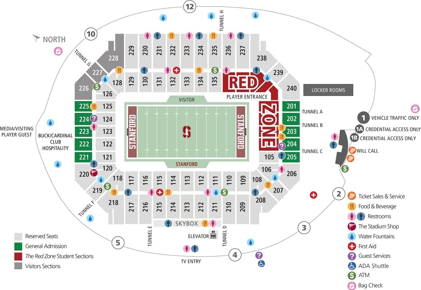 Stanford Stadium Best Sections