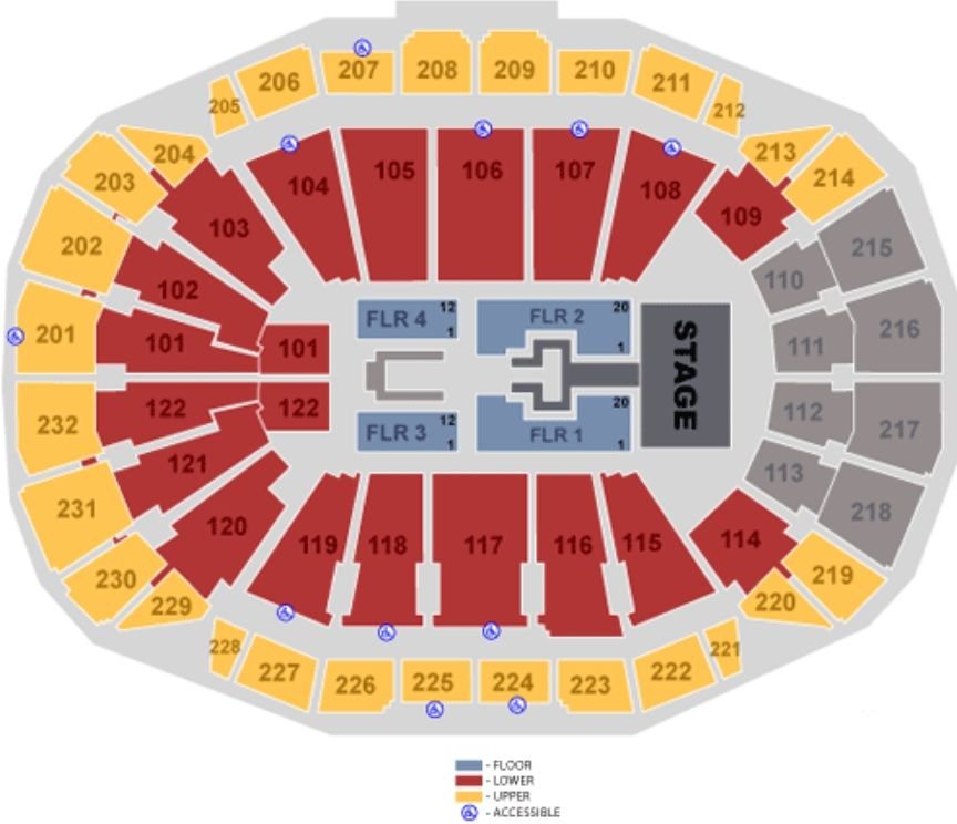 T Mobile Center Seating Chart
