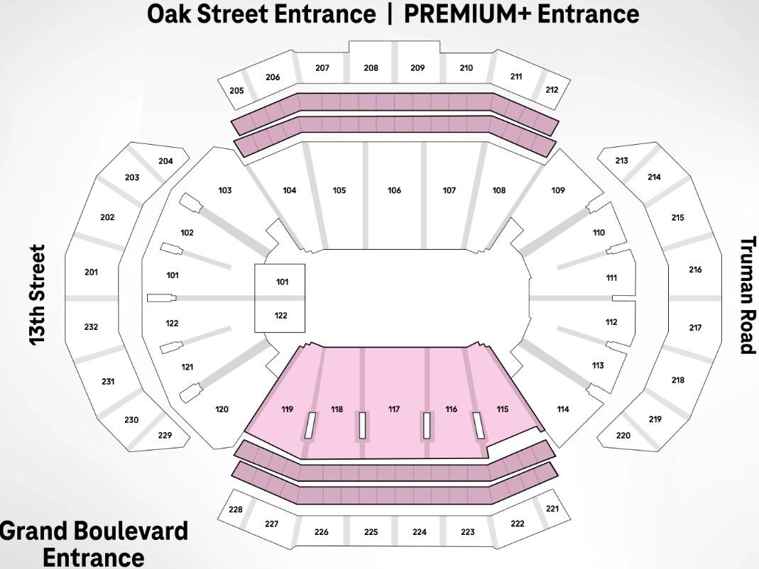 T Mobile Center Seating Chart