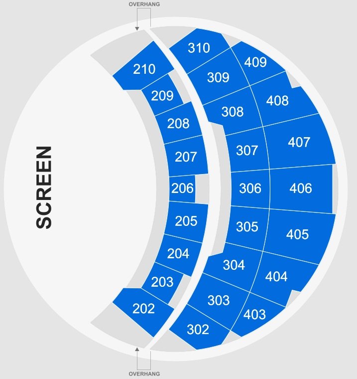 The Wizard of OZ at Sphere Seating Chart