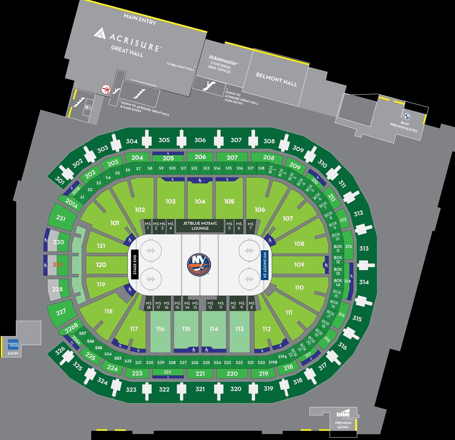 UBS Arena Best Seats