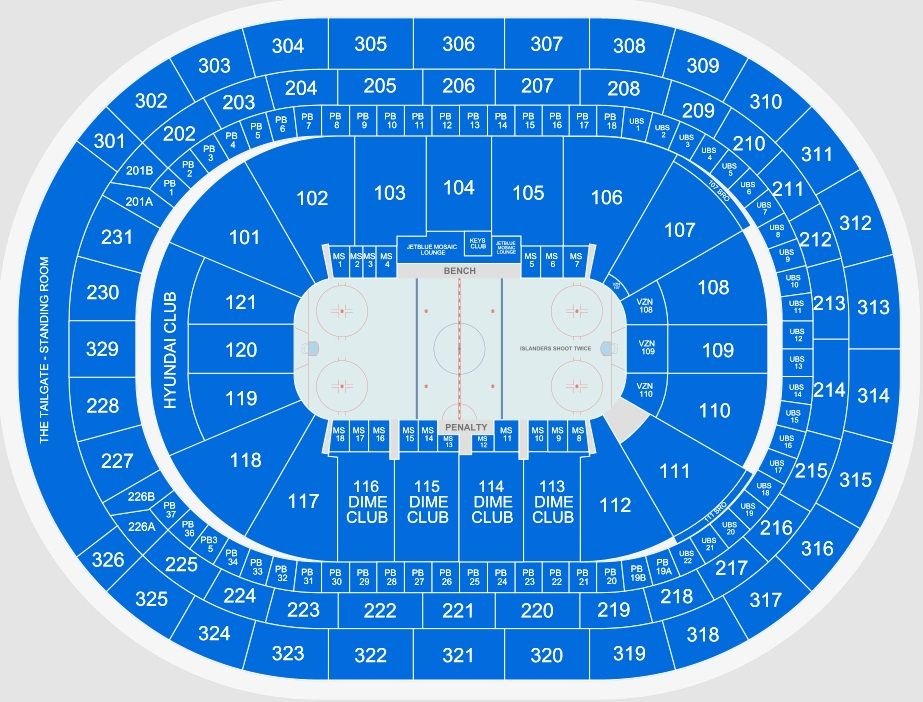 UBS Arena Seating Chart