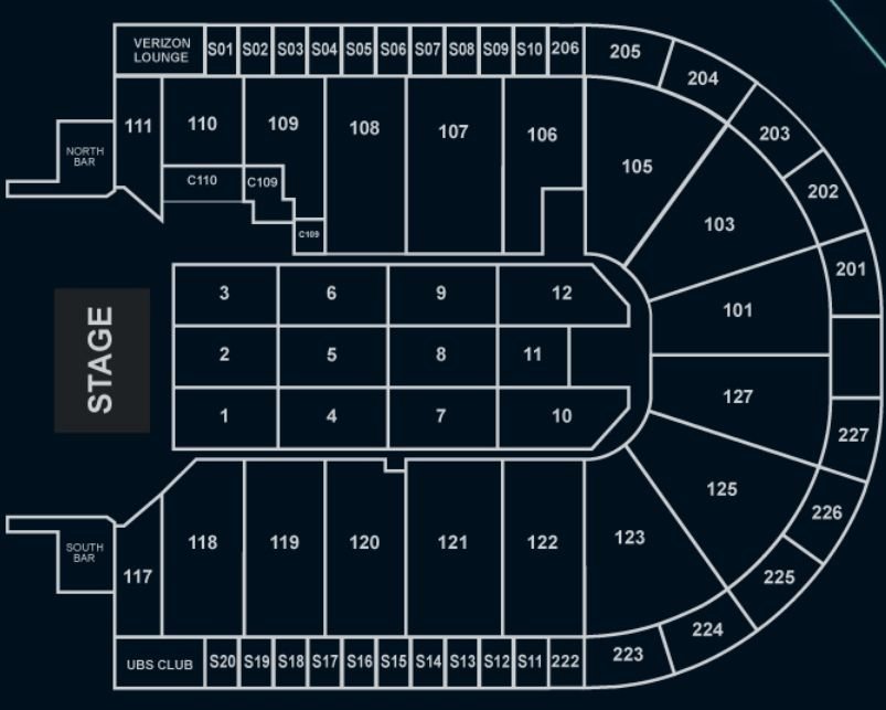 Acrisure Arena Concert Seating Chart