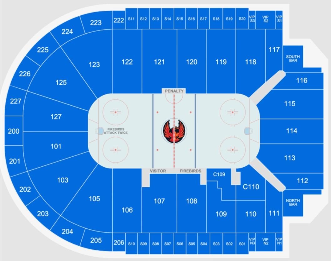 Acrisure Arena Seating Chart