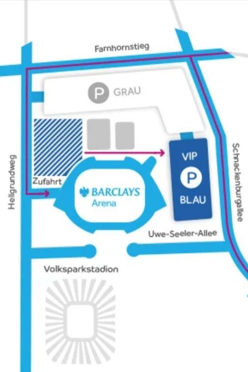 Barclays Arena Parking Map
