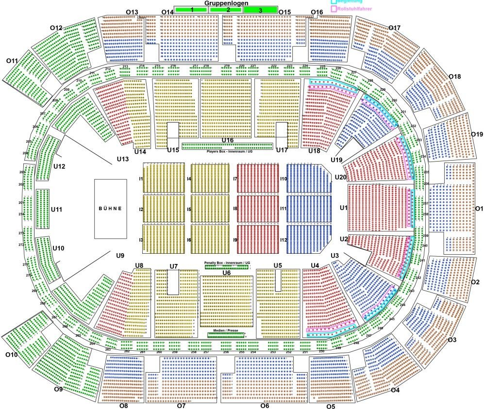 Barclays Arena Seating Plan