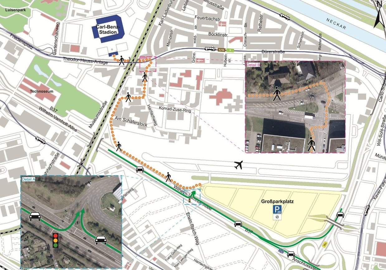 Carl Benz Stadium Parking