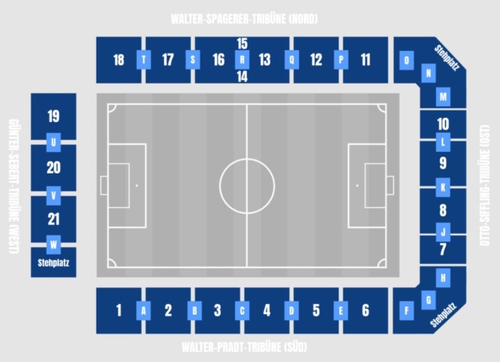 Carl Benz Stadium Seating Plan