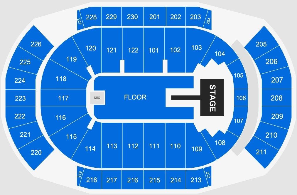Desert Diamond Arena Concert Seating Chart