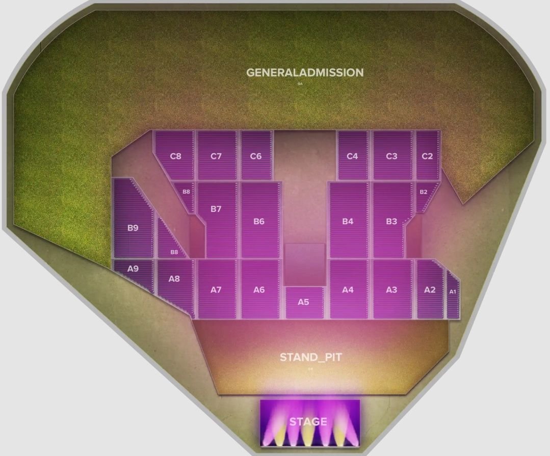 Dover Motor Speedway Concert Seating Chart