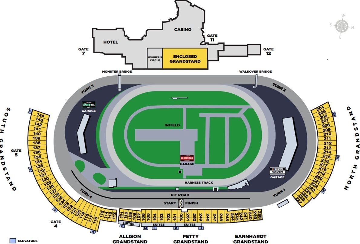 Dover Motor Speedway Seating Chart
