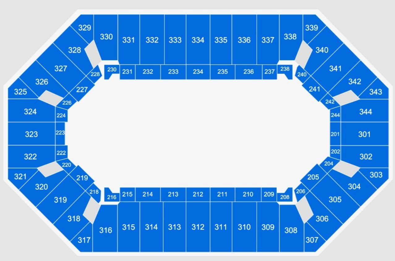 Freedom Hall Monster Jam Seat Map