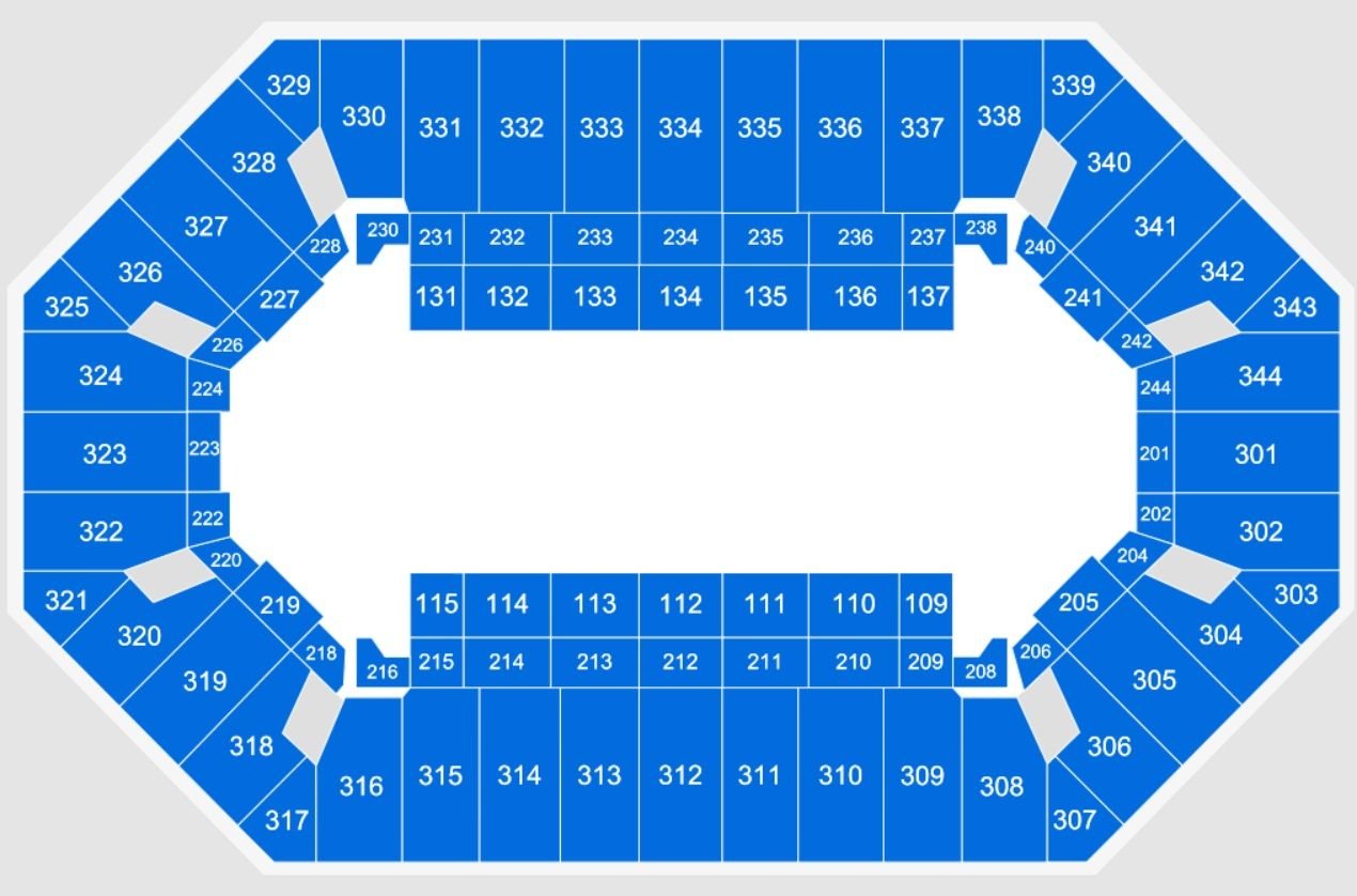 Freedom Hall Seating Chart