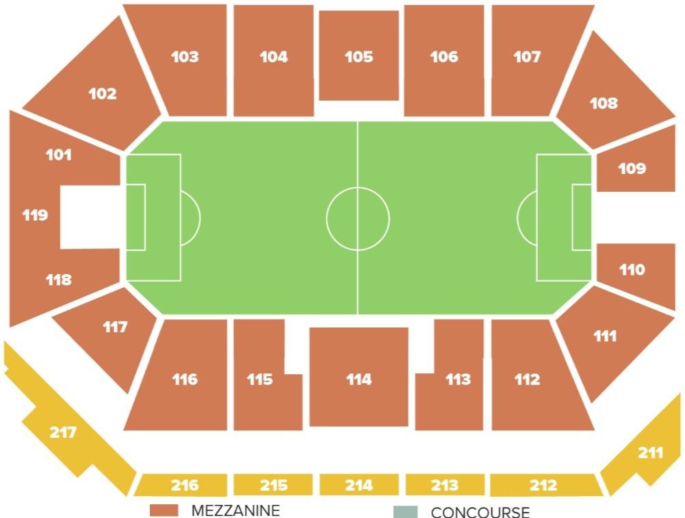 Frontwave Arena Soccer Seating Chart