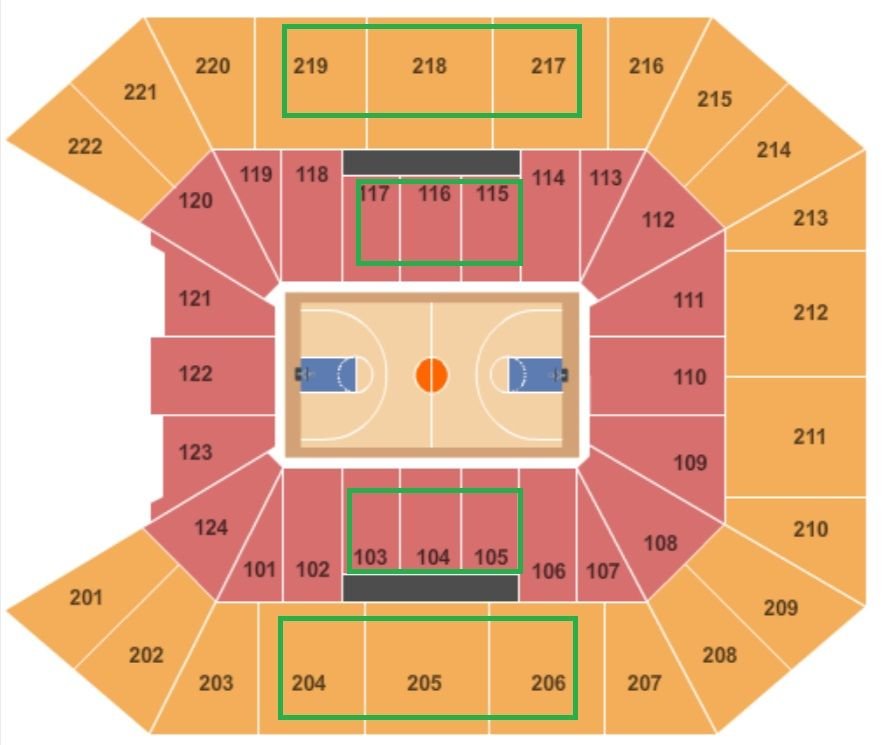 Galen Center Best Seats and Sections