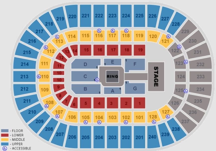 Nassau Coliseum Wrestling Seating Chart