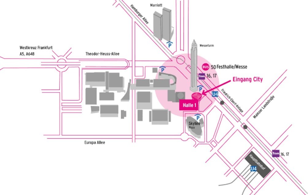 Festhalle Frankfurt Parking Map