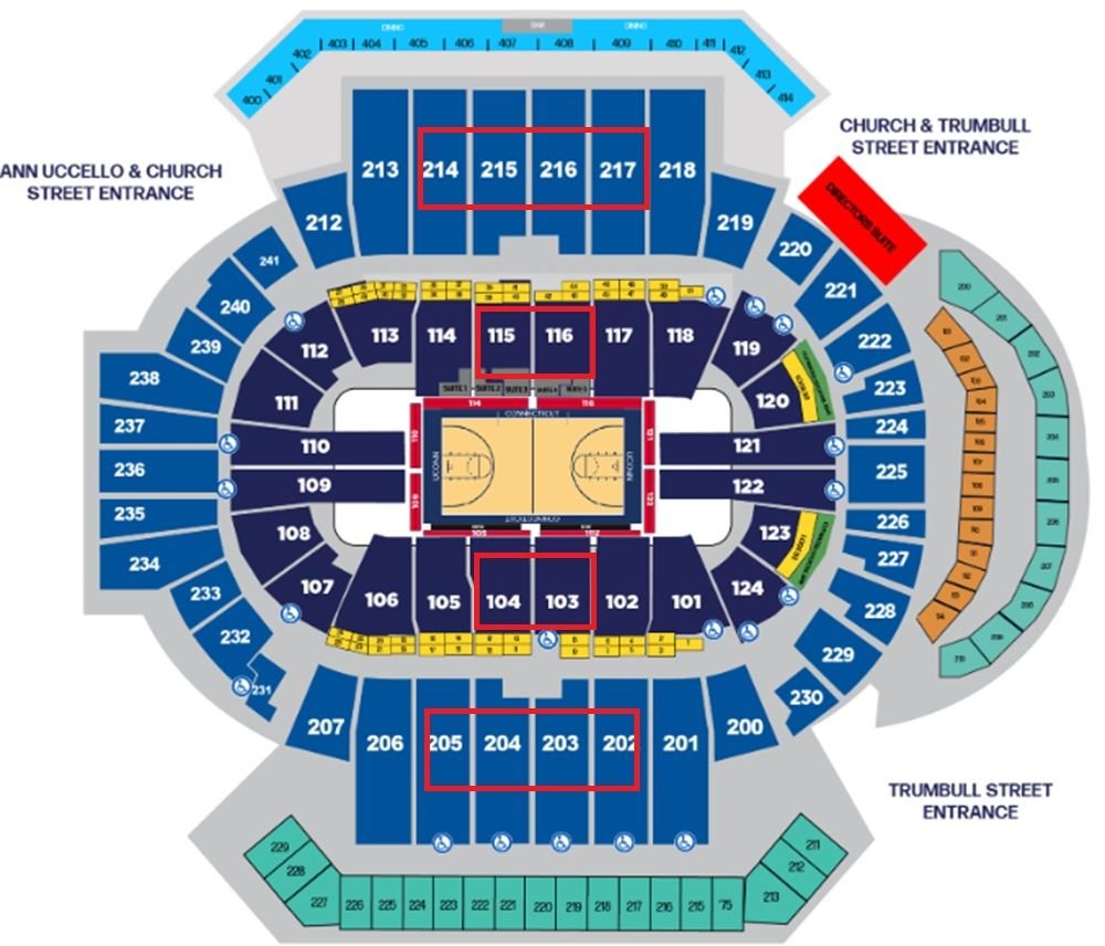 PeoplesBank Arena Best Seats