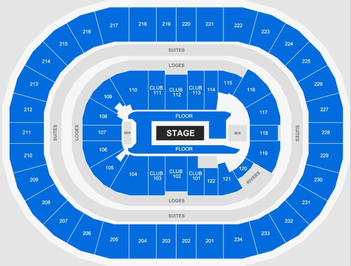 PPG Paints Arena Concert Seating Chart Round Stage