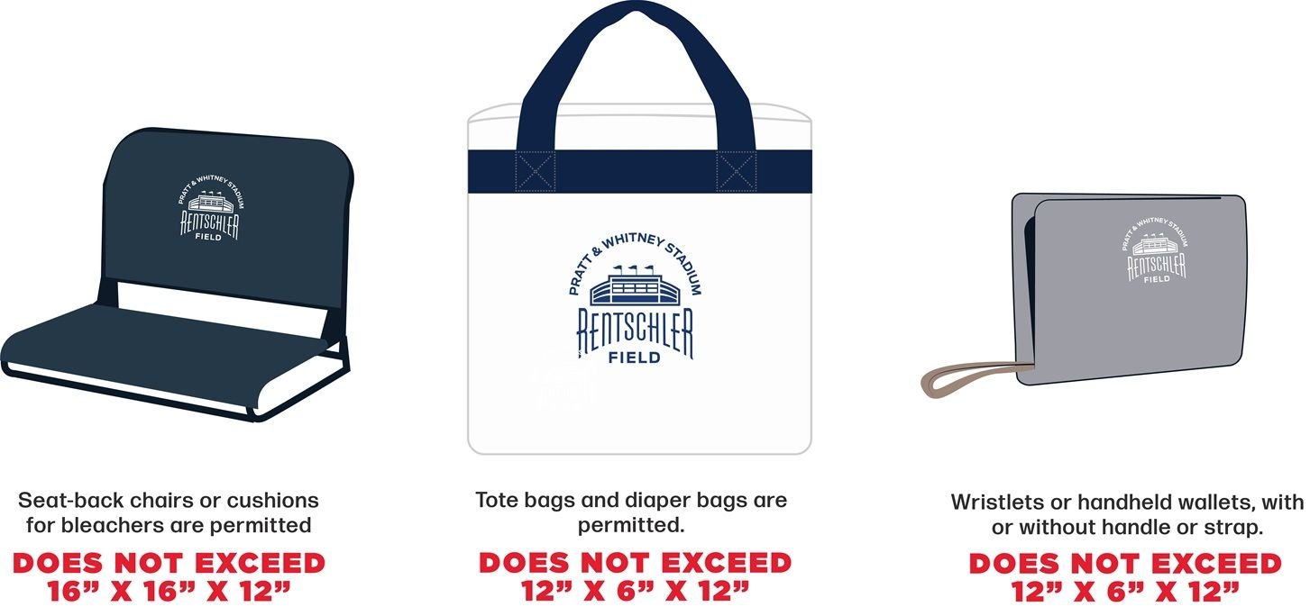Rentschler Field Bag Policy for Football Games
