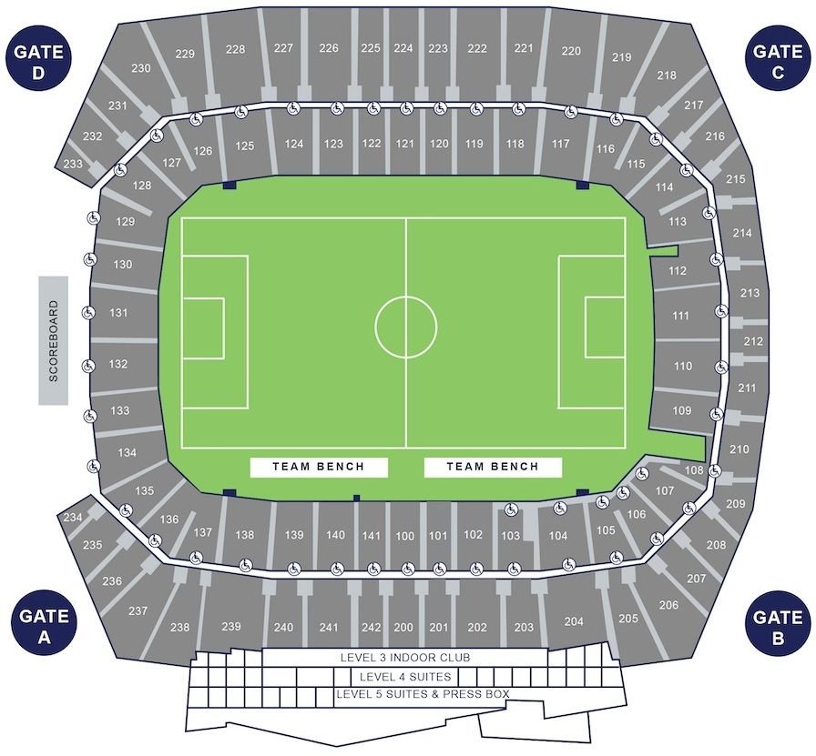 Rentschler Field Seating Chart