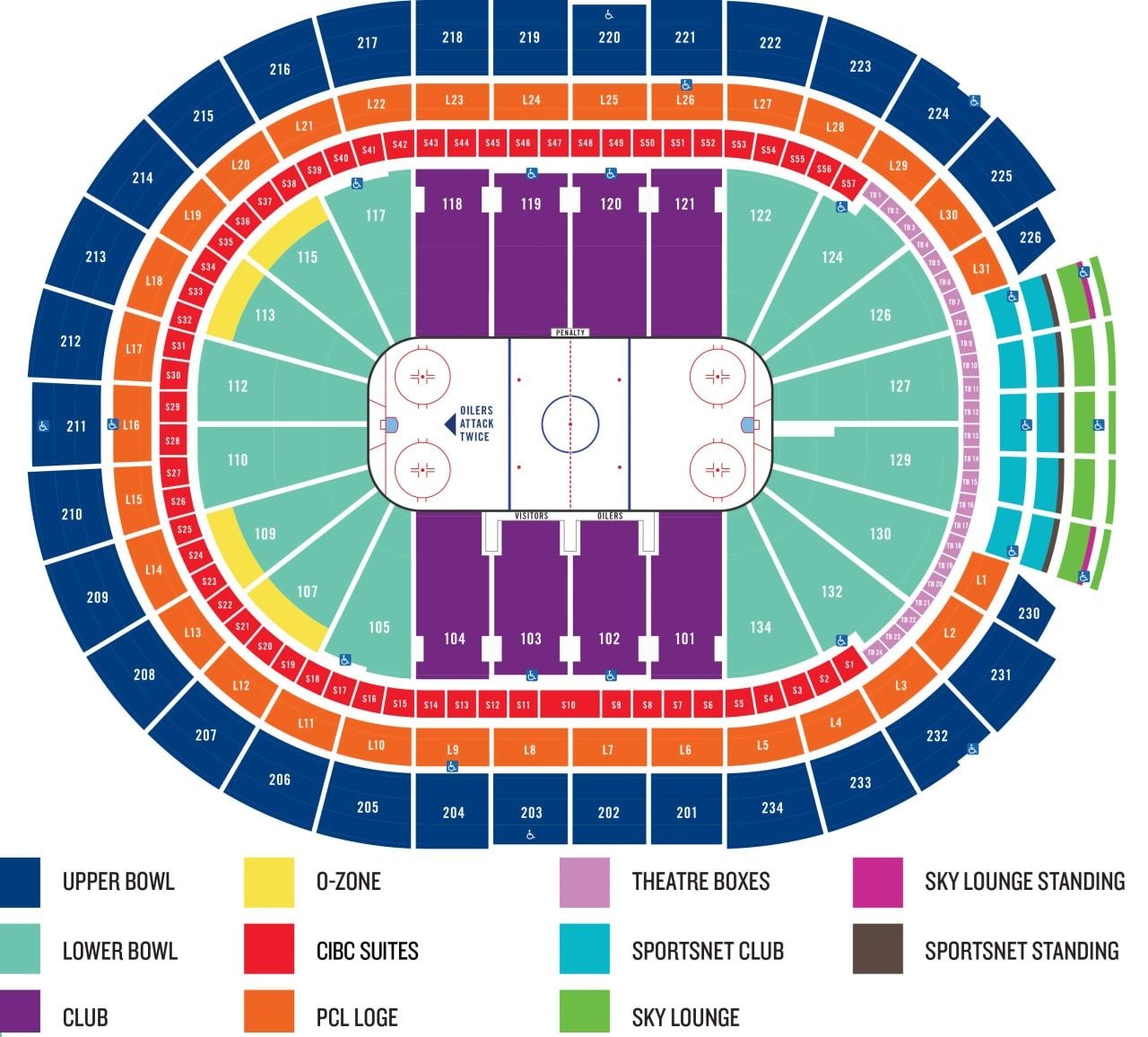 Rogers Place Seating Chart