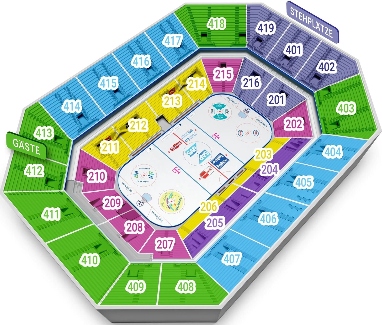 SAP Arena Best Seats