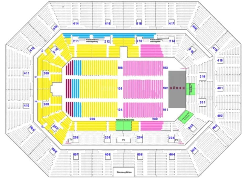 SAP Arena Concert Best Seats