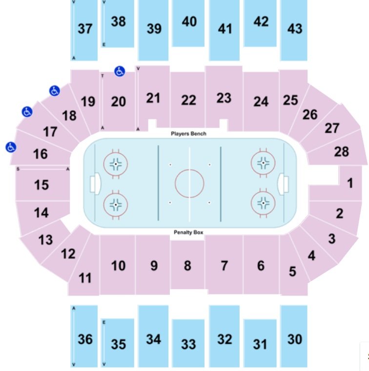 Scotiabank Centre Accessible Sections