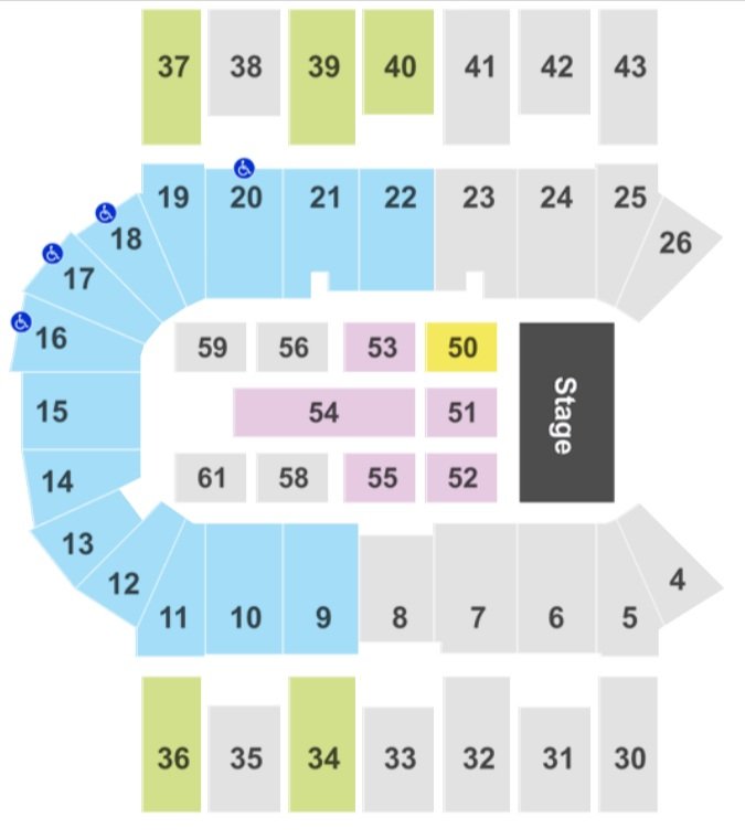 Scotiabank Centre Concert Seating Chart
