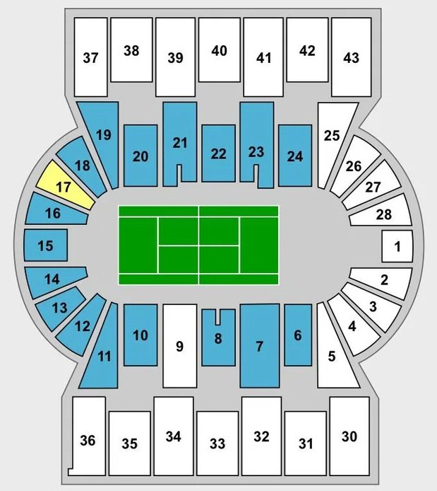 Scotiabank Centre Map