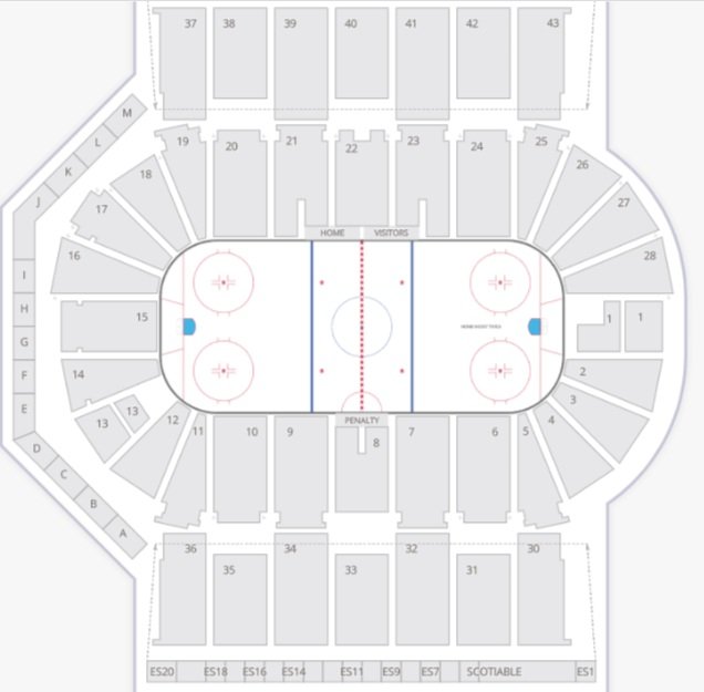 Scotiabank Centre Thunderbirds Seating Chart